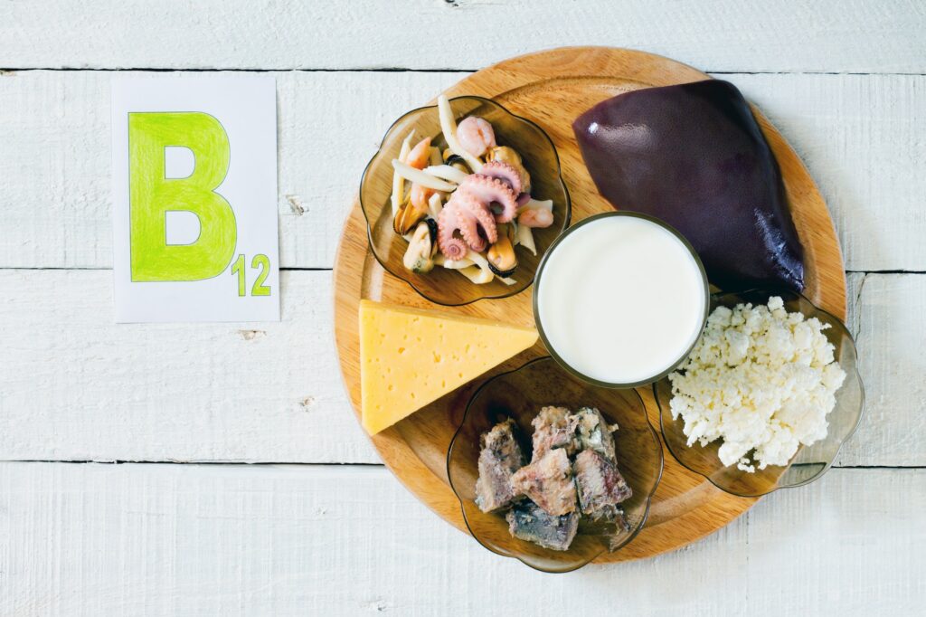 Foods containing vitamin B 12
