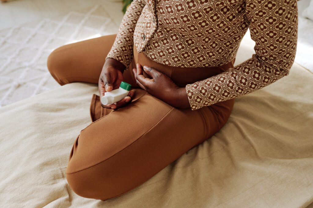 Pregnant woman having an sthma