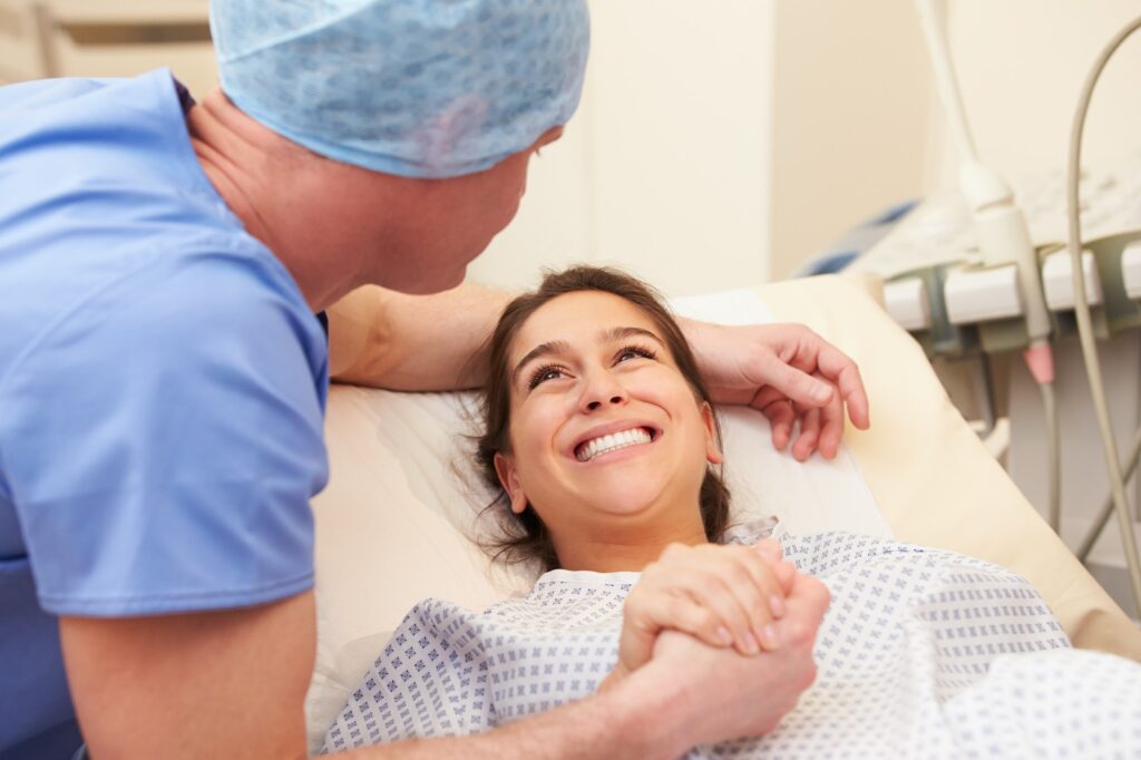 Husband Supporting Wife Through IVF Treatment