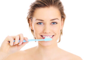 Brushing teeth