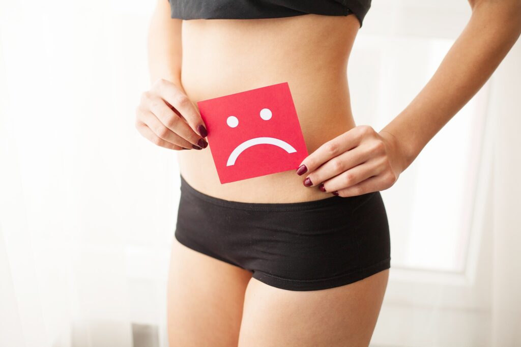 Vaginal or urinary infection and problems concept.