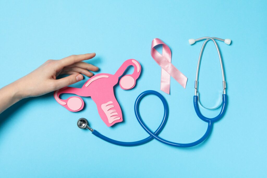 World Cancer day, concept of female cancer