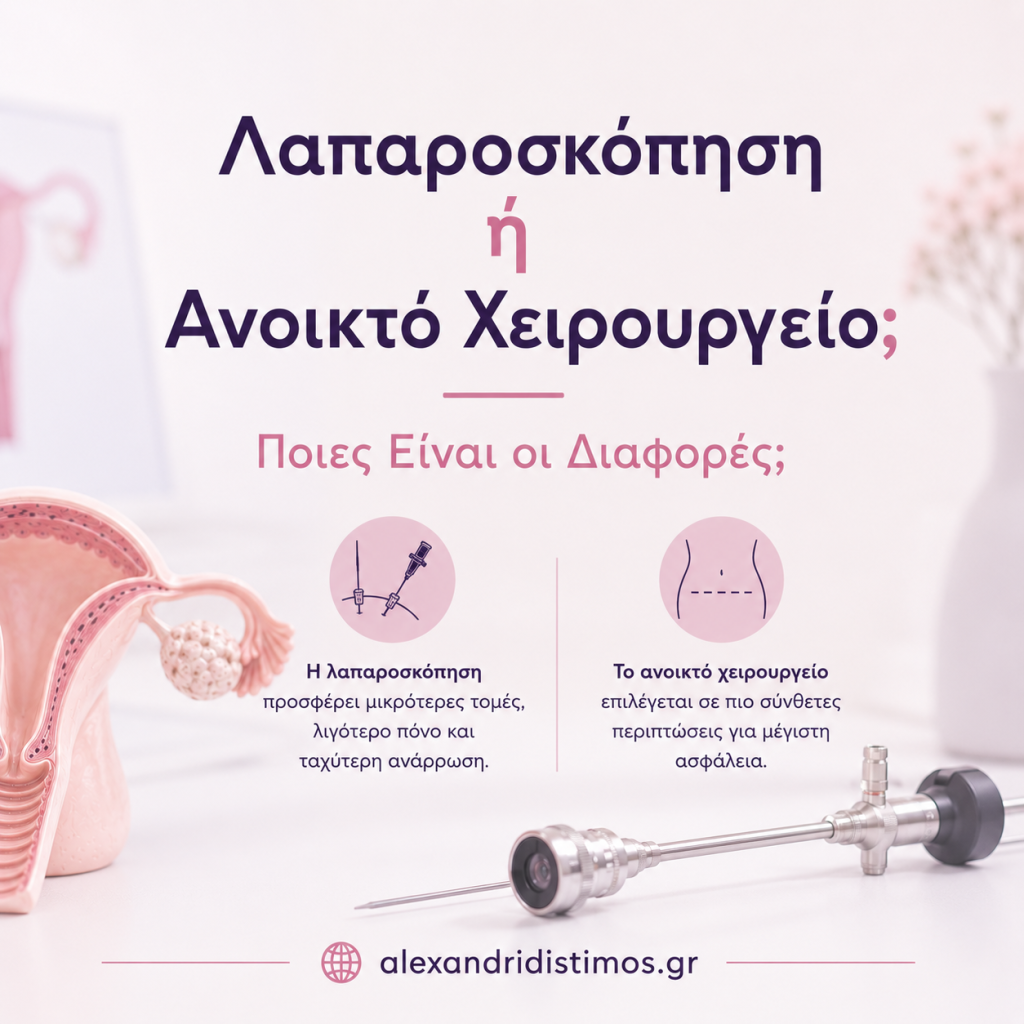 Λαπαροσκόπηση ή Ανοικτό Χειρουργείο; Ποιες Είναι οι Διαφορές;