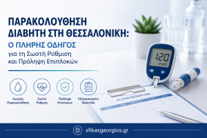 Παρακολούθηση διαβήτη Θεσσαλονίκη σε οργανωμένο παθολογικό ιατρείο